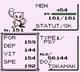 une photo d'Ã©cran de Pokemon Rouge Bleu sur Nintendo Game Boy